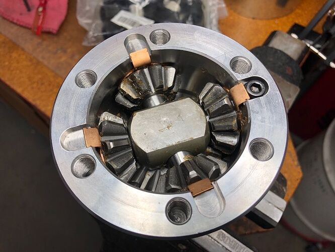 Cross pin diff assembly